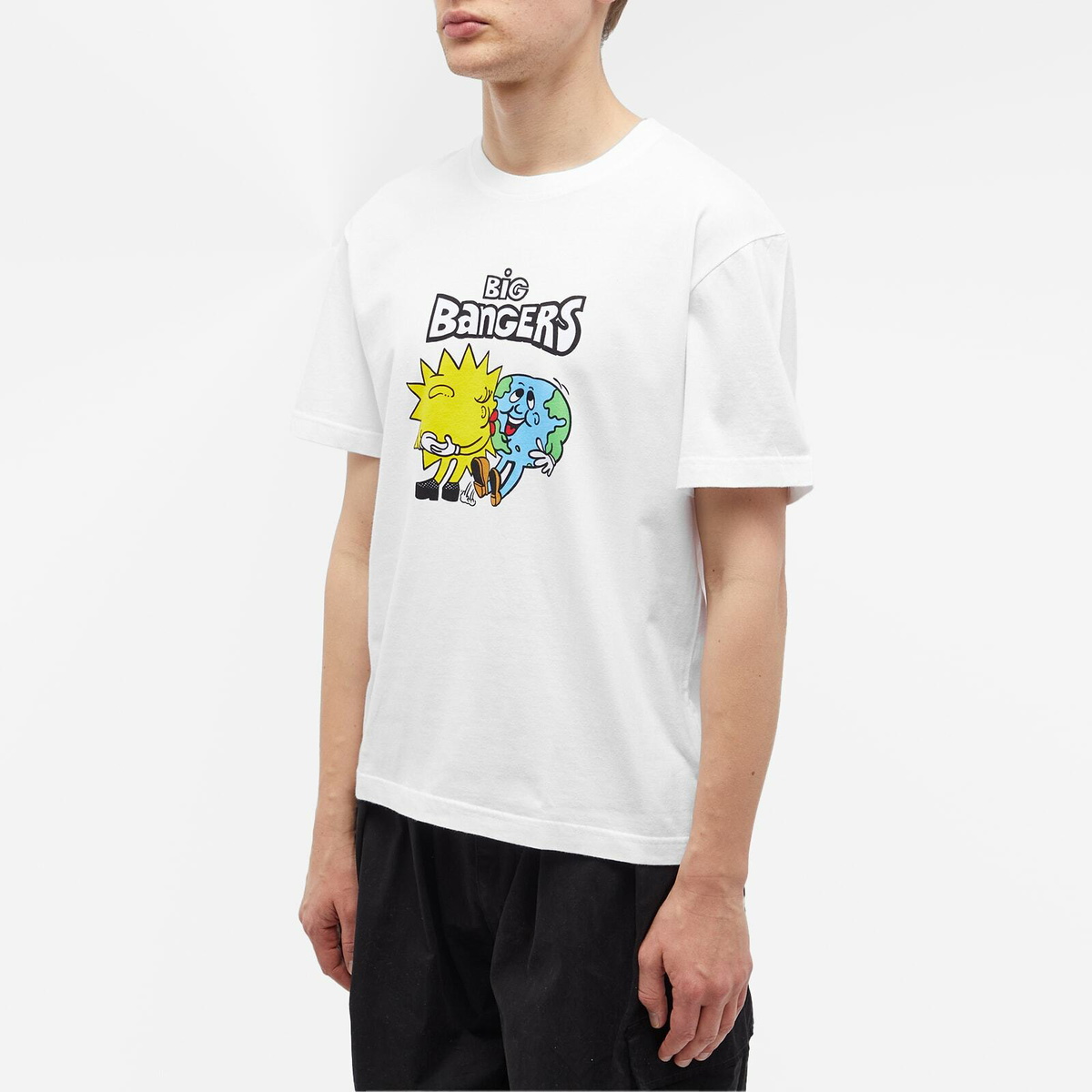 Carne Bollente Men's Big Bangers T-Shirt in White Carne Bollente