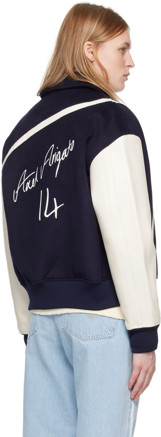Axel Arigato Navy Bay Bomber Jacket