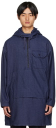 Engineered Garments Indigo Bush Shirt