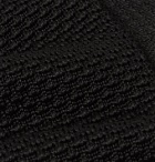 Sunspel - Ian Fleming Knitted Silk Tie - Black