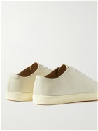 George Cleverley - Full-Grain Leather Sneakers - Neutrals