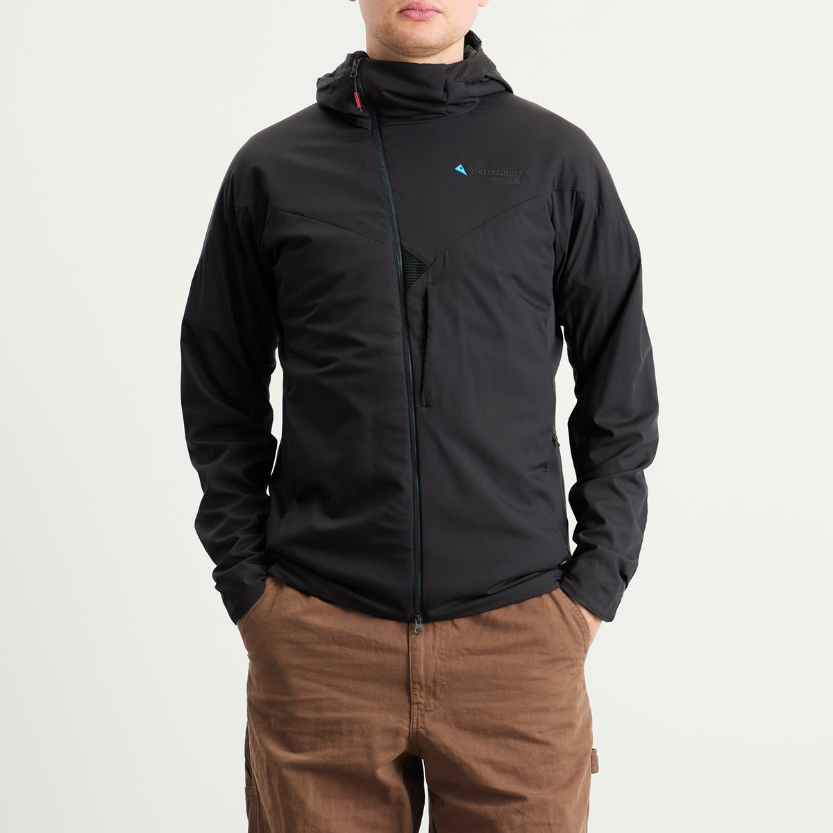 Klättermusen Men's Gondul Hooded Jacket in Raven