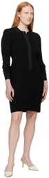 TOM FORD Black Full Needle Minidress