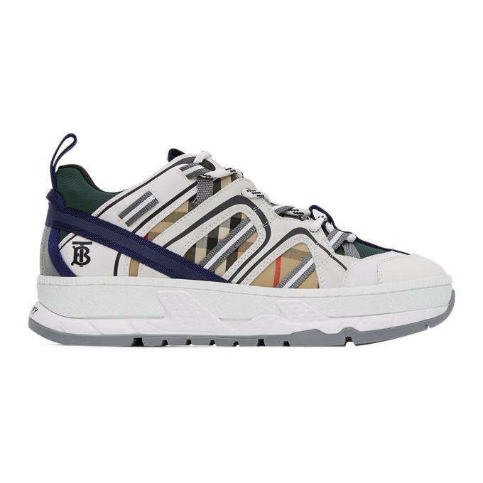 Photo: Burberry White and Beige Union Sneakers