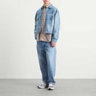 Unlikely Dry Goods Men's Time Travel Trucker Jacket in Vintage Indigo 1977 Wash