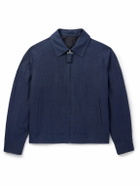Lardini - Travis Linen-Canvas Jacket - Blue
