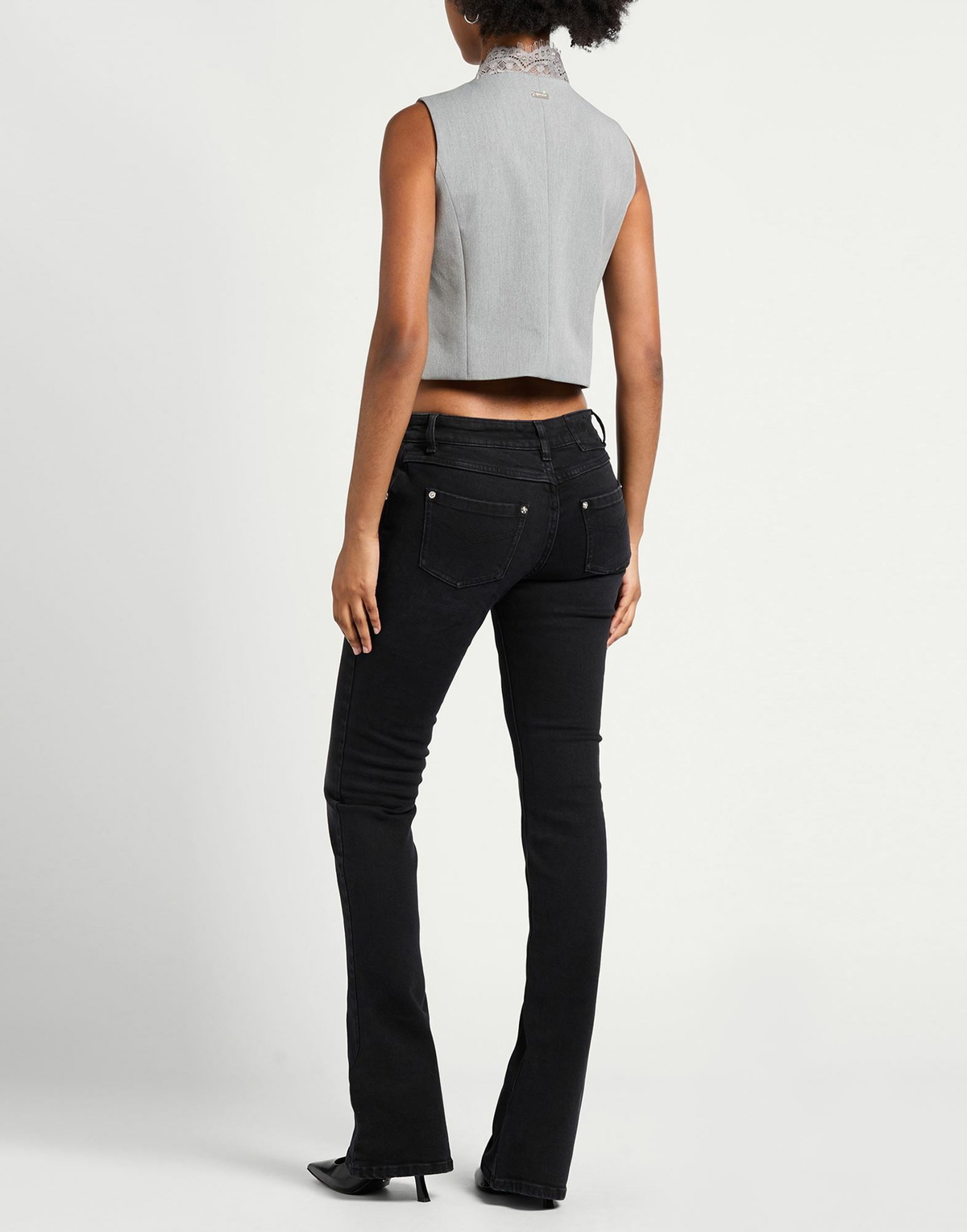 Blumarine Womens Jeans in Black