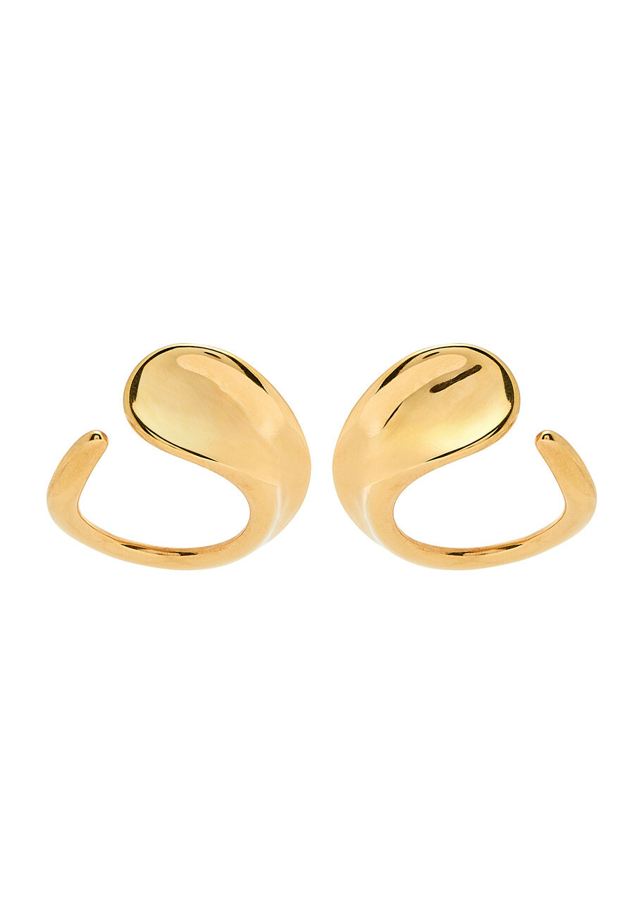 イヤリング Wilhelmina Garcia Gold Yin/Yang Stud Earrings YY017 Red Gold Yin Yang Earring – Wilhelmina Garcia
