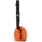 Lanvin Orange Down Quilted Bum Bag