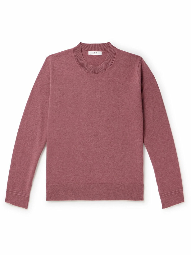 Photo: Mr P. - Curtis Cashmere Sweater - Pink