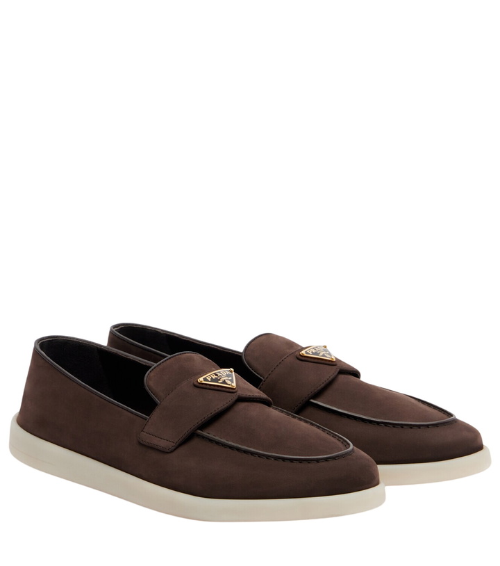Photo: Prada Suede penny loafers
