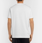 Versace - Logo-Embroidered Cotton-Jersey T-Shirt - White