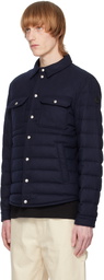 Moncler Navy Mirmandix Short Down Jacket