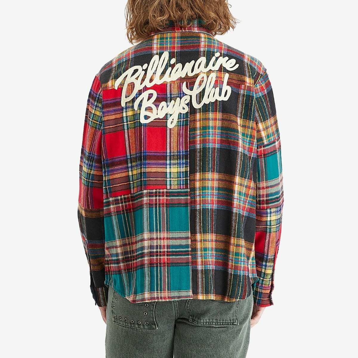 Billionaire Boys Club Men's Patchwork Check Shirt in Multi Billionaire Boys Club Men's Patchwork Check Shirt in Multi