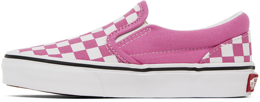 Vans Kids Pink Classic Slip On Little Kids Sneakers