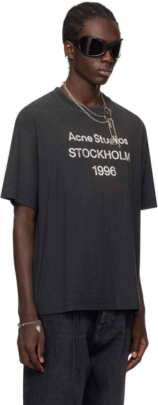 Acne Studios Black 'Stockholm' T-Shirt