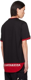 mastermind JAPAN Black & Red Layered T-Shirt