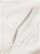 Loro Piana - Ribbed Cashmere Half-Zip Sweater - White