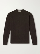 Altea - Wool and Cashmere-Blend Sweater - Brown