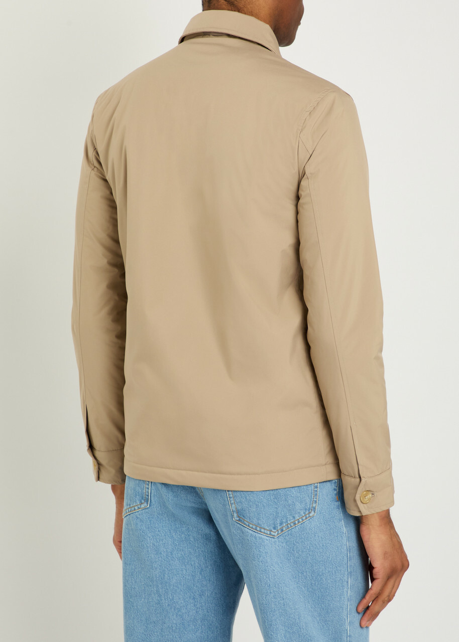 Aurélien Quilted Shell Jacket Beige