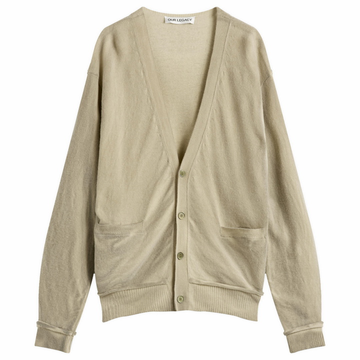 Photo: Our Legacy Men's Parallel Cardigan in Moss