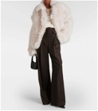The Mannei Jafr high-rise wool wide-leg pants
