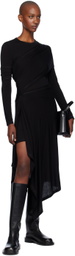 Helmut Lang Black Protection Maxi Dress