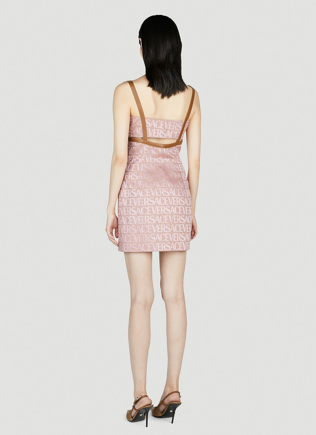 Versace Cut-Out Medusa Dress