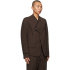 Kiko Kostadinov Brown Arcadia Tailored Blazer