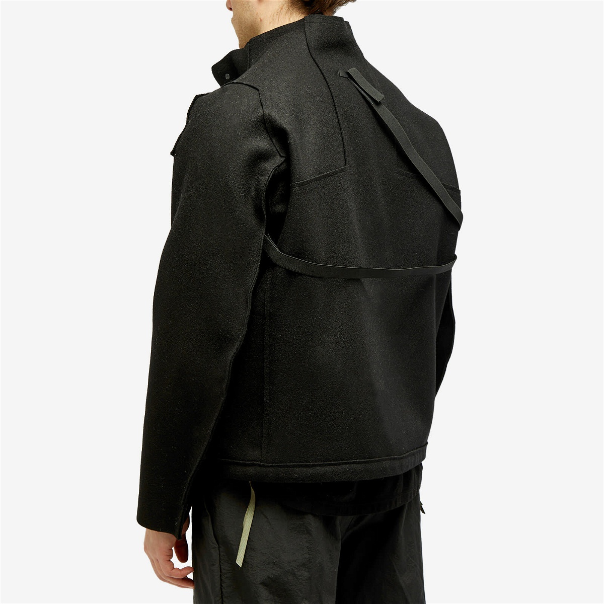 Acronym Men's Burel Wool Softshell Jacket in Black