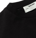 Off-White - Oversized Logo-Print Cotton-Jersey T-Shirt - Black