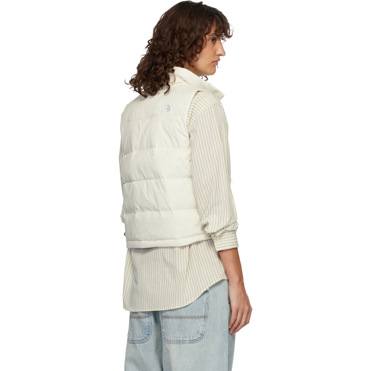 The North Face White Hydrenalite A-Line Down Vest