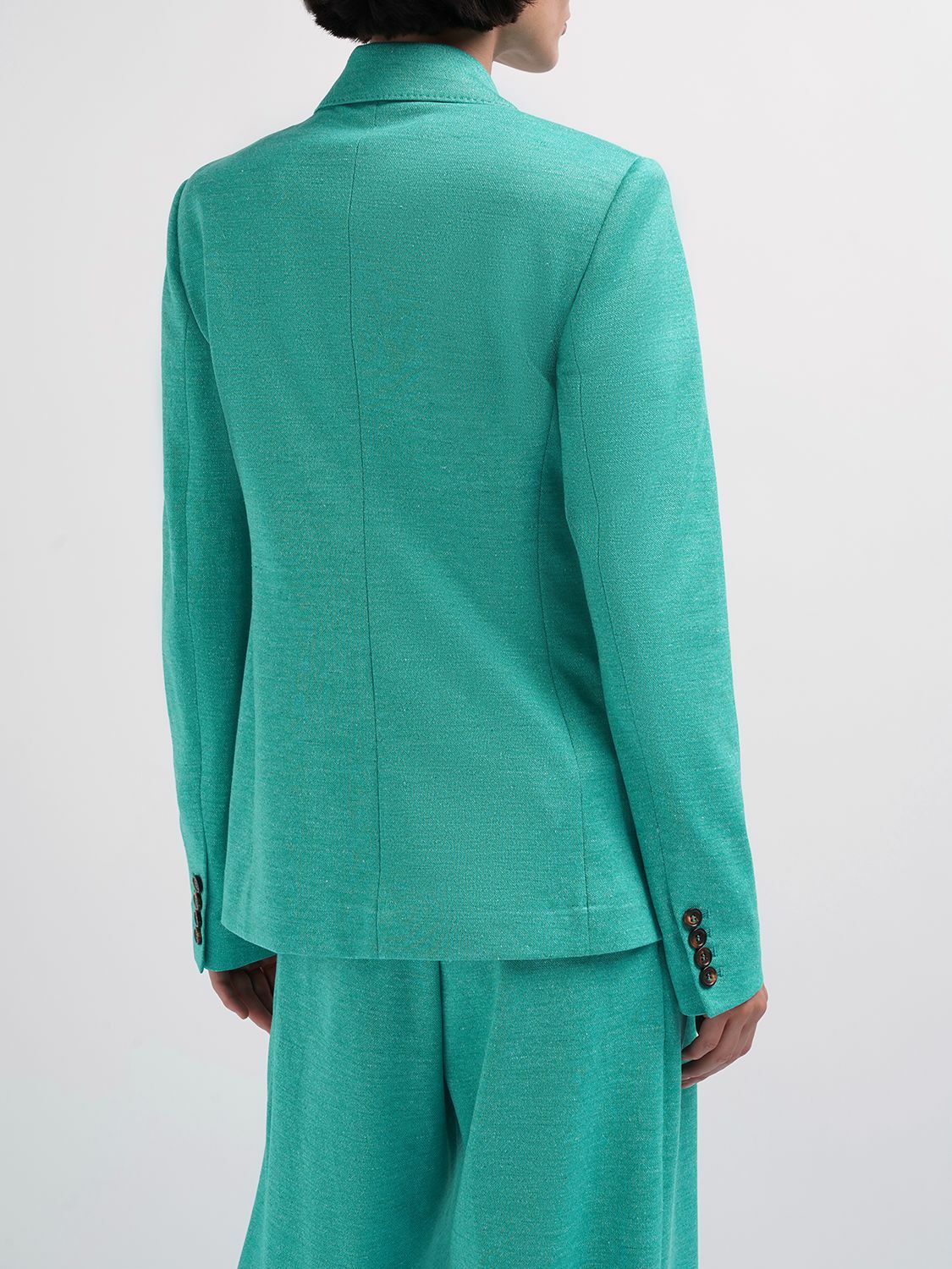 ジャケット MAX MARA 'Zirlo' blazer jacket Green Max Mara Cashmere Green Cotton Blend Zirlo Blazer Jacket