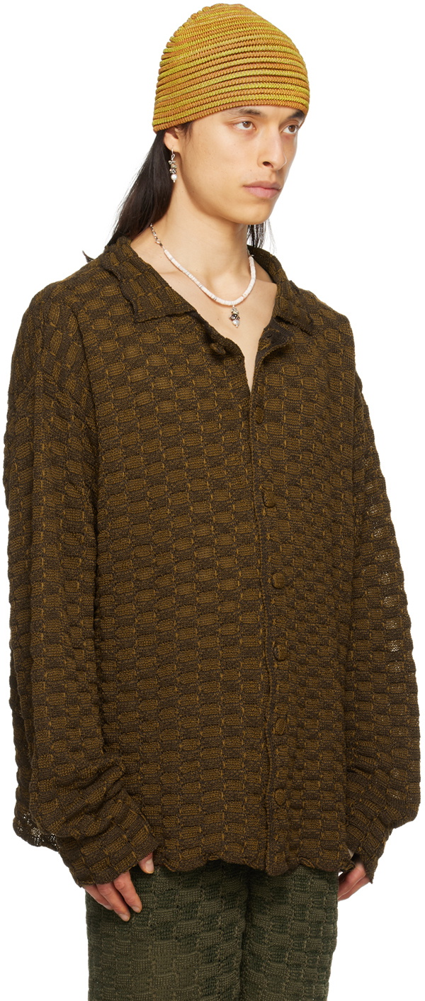 Isa Boulder SSENSE Exclusive Brown Shirt