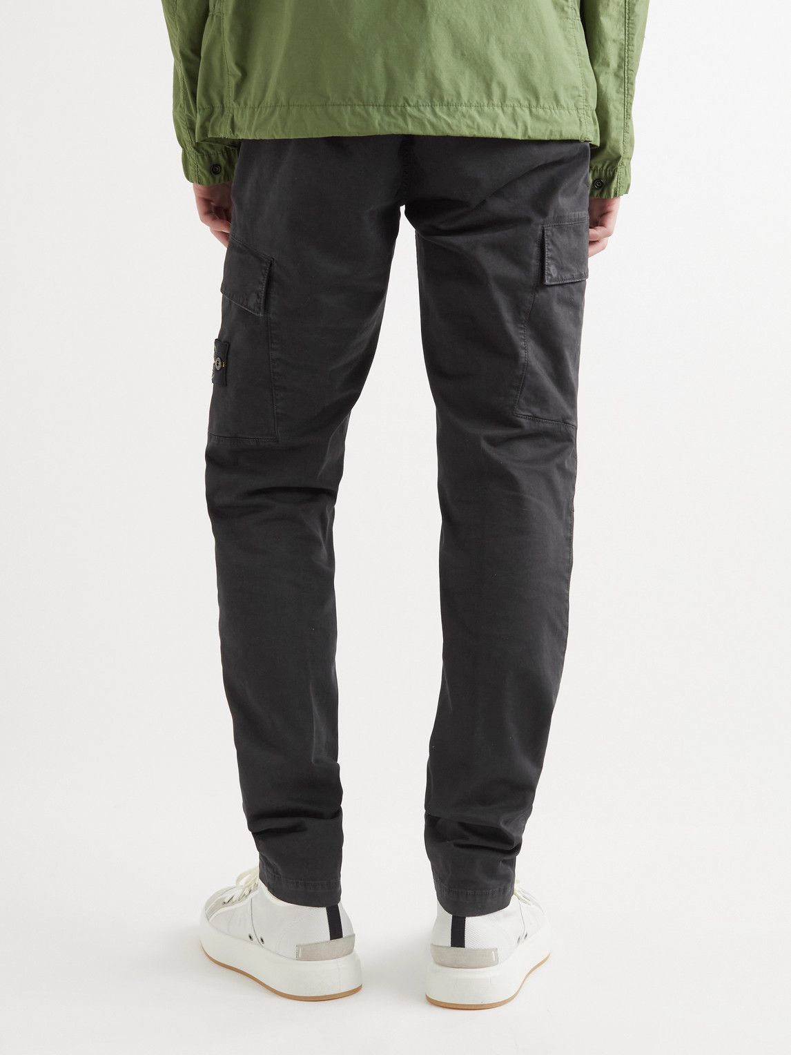 Stone Island Slim Fit Cargo Trousers in Gray for Men