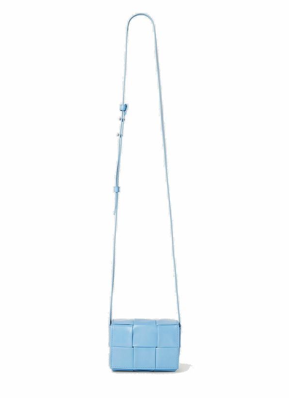 Photo: Bottega Veneta - Candy Cassette Crossbody Bag in Blue