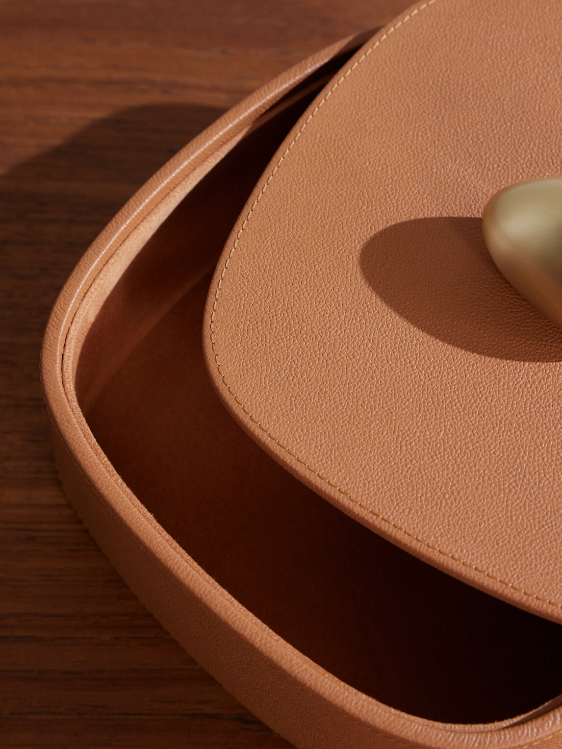 Assouline - Pebbled Leather Trinket Box