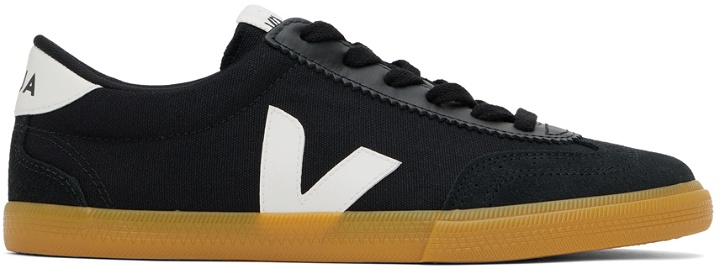 Photo: VEJA Black & White Volley Canvas Sneakers