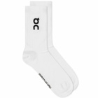 ON Men's Logo Sock - 3 Pack in White
