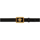 Versace Black Medusa Belt