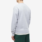 Maison Kitsuné Men's Crest Sweat in Light Grey Melange