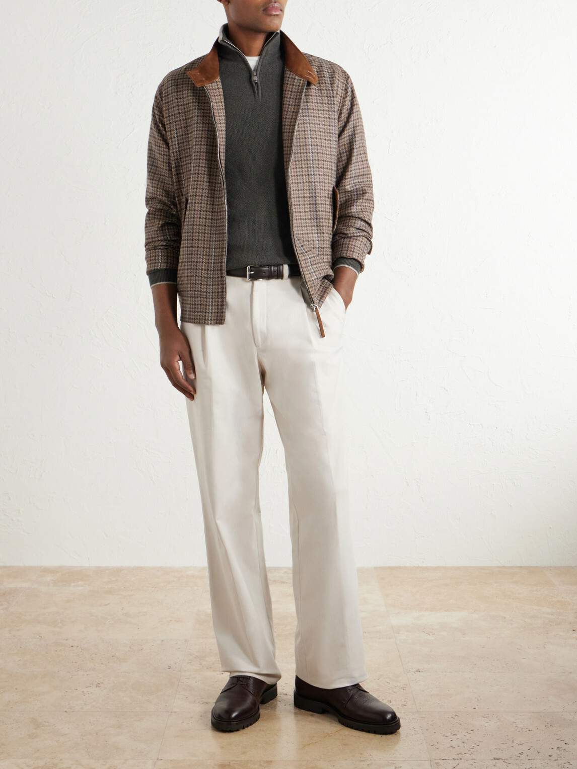 FEDELI - Ape Half-Zipped Cashmere Sweater - Green