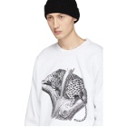 Sasquatchfabrix. White Leopard Pilling Sweatshirt