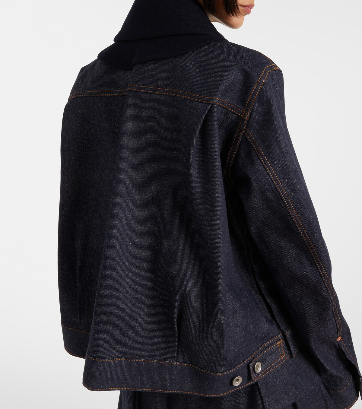 Sacai Paneled denim jacket