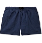 Solid & Striped - The Classic Mid-Length Seersucker Swim Shorts - Blue