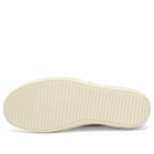 Rick Owens Men's Leather Vintage Sneaks in Milk/Milk/Milk