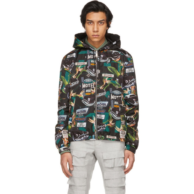 Photo: Givenchy Reversible Black Motel Windbreaker Jacket