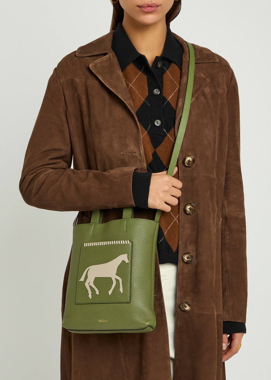 Mulberry Chalk Horse Small Leather Tote - Green - One Size