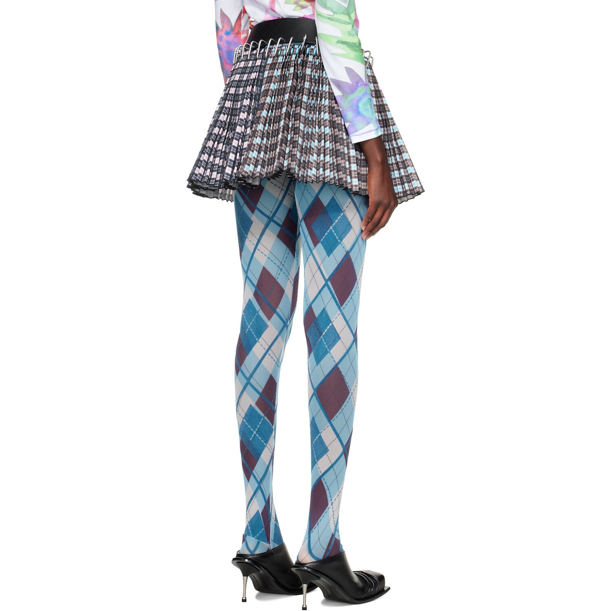Chopova Lowena Multicolor Plugged Carabiner Miniskirt