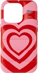 Urban Sophistication Pink Limited Edtion 'The Puffer' iPhone 14 Pro Case